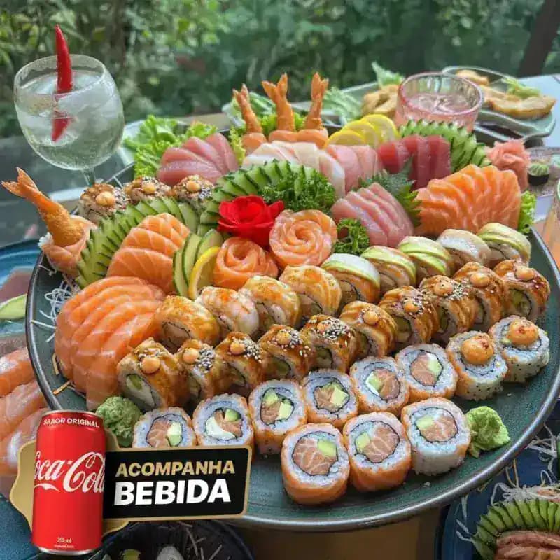 Combo Akira — 45 peças (+1 Temaki Grátis)